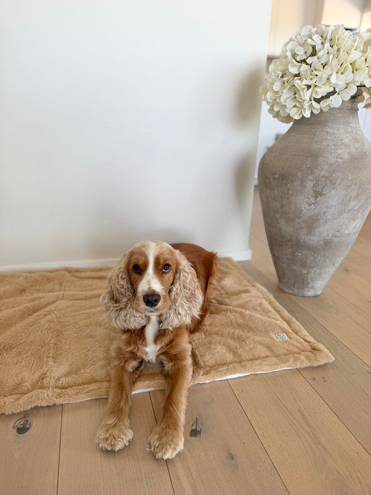 ComfyRug Caramel vanntett hundematte - perfekt som bilburmatte - Hundetepper