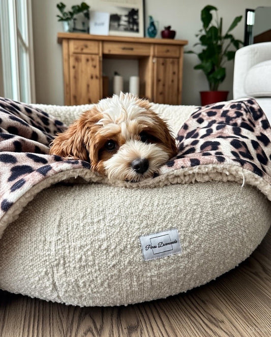 Kampanje! ComfyRug Cheetah vanntett hundeteppe - Hundetepper