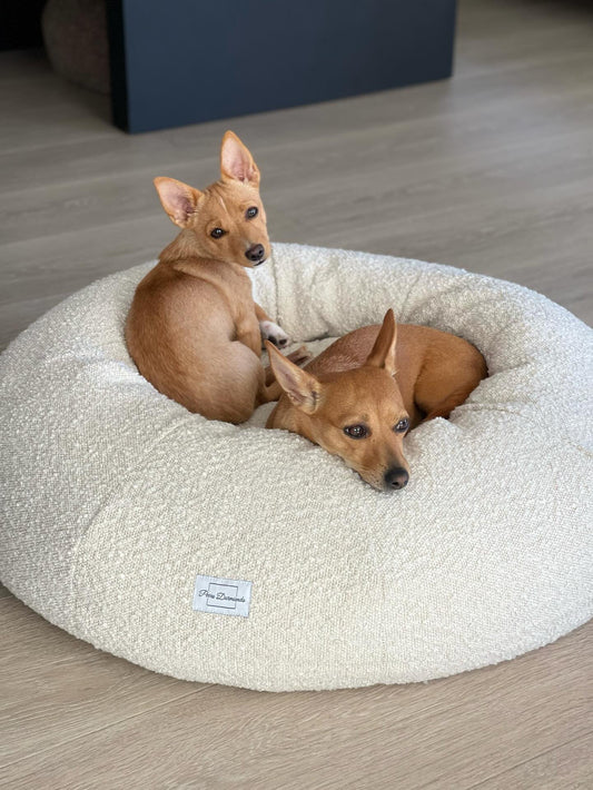 Perro Durmiendo bouclé donut - Hundetepper